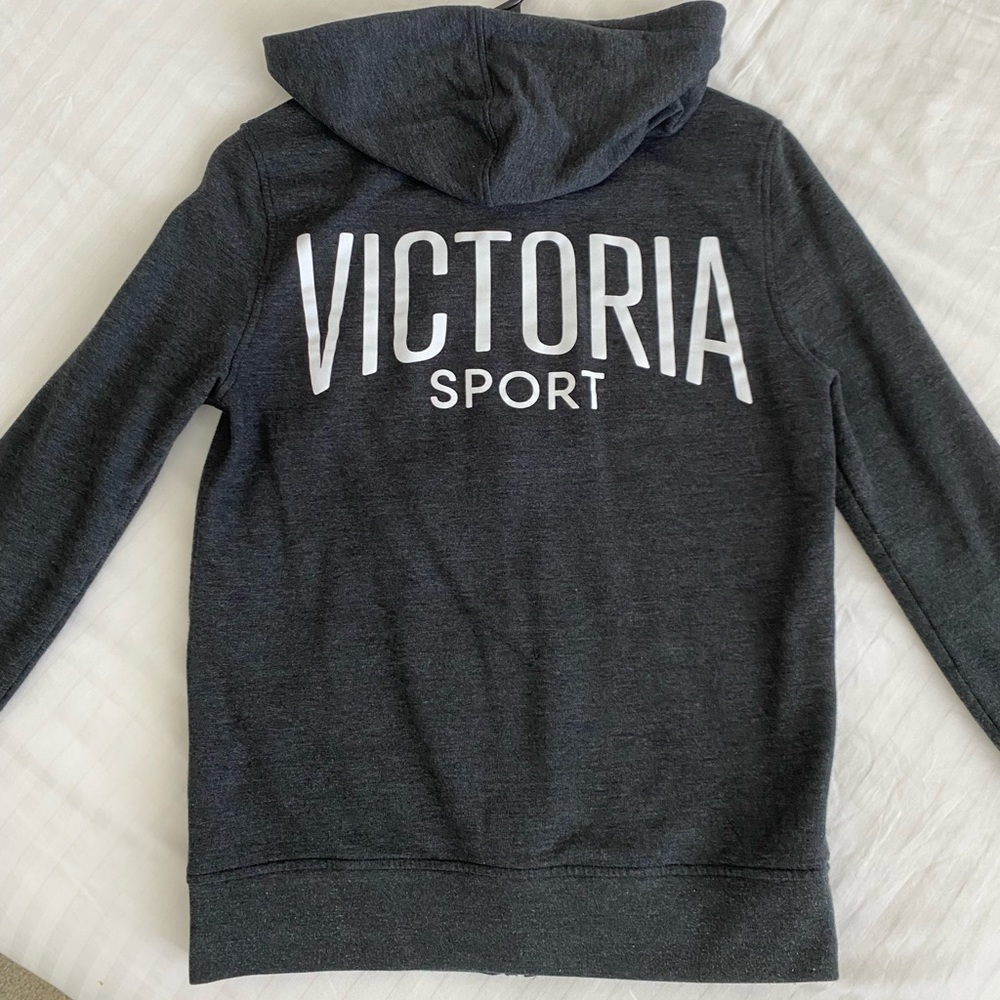Victoria’s secret xs hoodie jacket gray